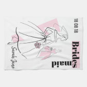 Fashion Bride Pink Group Bridesmaid serviette de c (Horizontal)