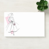 Fashion Bride Pink post-it notes (Bureau)