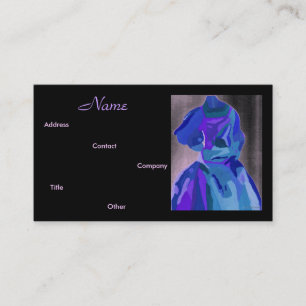 Fashion Designer Blue II Carte de visite
