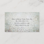 Fashion Designer Gris Tons Mandala Carte de visite (Dos)