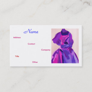 Fashion Designer IV Carte de visite