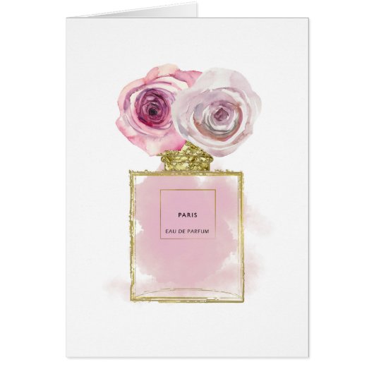 Fashion Florale Bouteille de parfum Roses roses ro (Devant)