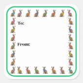 Fashion Forward Jackalope Sticker (Devant)