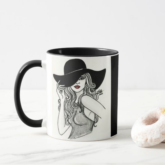 Fashion Girl Mug (Avec donut)