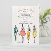 Fashion Model Fashion Show Invitation (Debout devant)