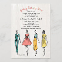 Fashion Model Fashion Show Invitation