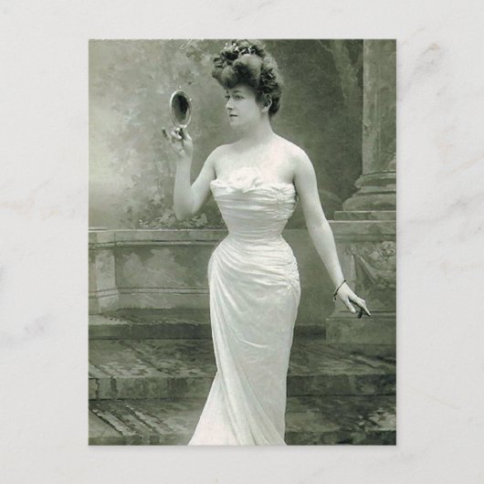 Fashionable 1900 briefkaart (Voorkant)