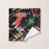 Fashionable abstracte washanddoekset bad handdoek (Wasdoekje)