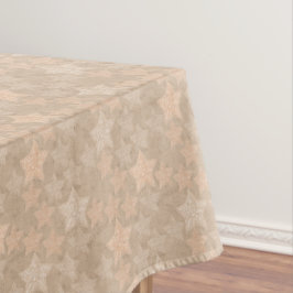 Fashionable craft background met sterren. tafelkleed