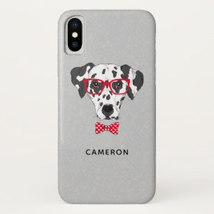 Fashionable Dalmatian   Jouw namen toevoegen iPhone X Hoesje