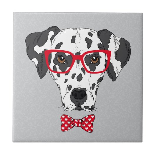 Fashionable Dalmatian Tegeltje (Voorkant)