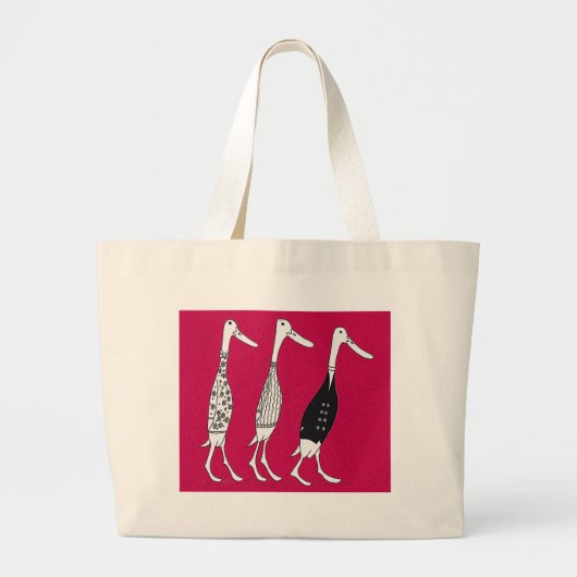 Fashionable DPRINES-eenden Grote Tote Bag (Voorkant)