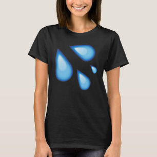 Fashionable Drip Driving Water Graphic Cute Fly & T-shirt