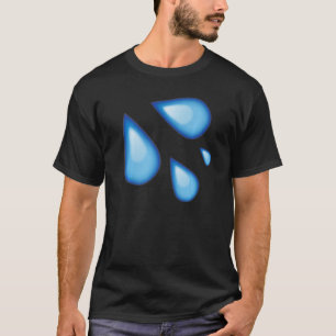 Fashionable Drip Driving Water Graphic Cute Fly & T-shirt