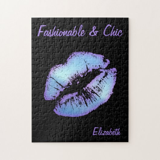 Fashionable en Chic Lipstick Legpuzzel (Verticaal)