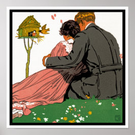 Fashionable Lovers Poster