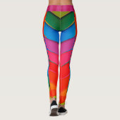Fashionable multi-kleurenLeggings Leggings (Achterkant)