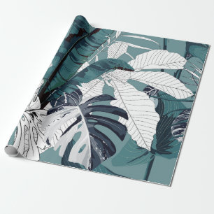 Fashionable naadloos tropisch patroon met tropica cadeaupapier