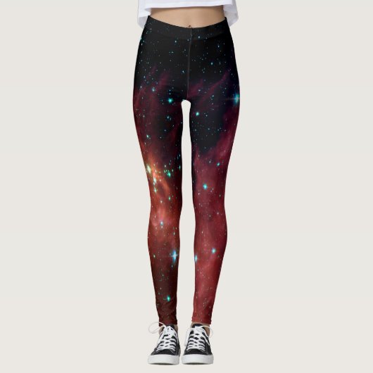 Fashionable Orion Nebula leggings (Voorkant)