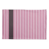 Fashionable Thin Cashmere Roos Stripes en Name Kussensloop (Achterkant)