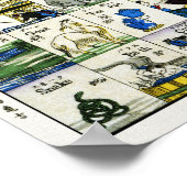 Fashionable Words in Japans & Engels Poster (Hoek)