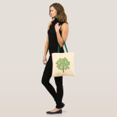 Fashionisch Groen Tote Bag (Voorkant (model))