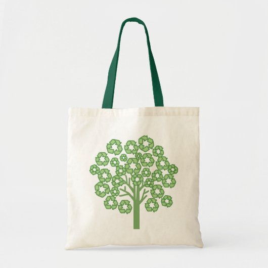 Fashionisch Groen Tote Bag (Voorkant)