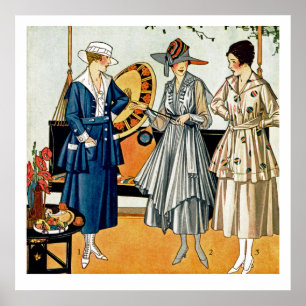 Fashionische dames poster