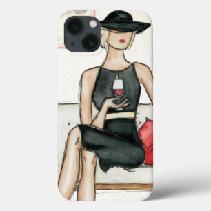 Fashionista Drink wijn iPhone 13 Hoesje