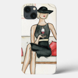Fashionista Drink wijn iPhone 13 Hoesje