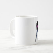Fashionista Fashion Girls Silhouette Mug (Devant gauche)
