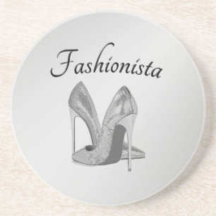 Fashionista hoge hiel-schoenen zandsteen onderzetter