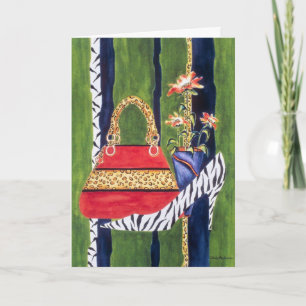 Fashionista zuster Birthday Kaart