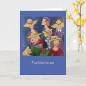 Fashionistas Kaart (Gele Bloem)