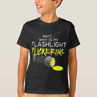 Fasmofobie Flickering Flashlight - Ghost Hunting T-shirt