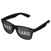 FAST CARS retro Shades / Fun Party Lunettes de sol (Angulaire)