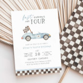 Fast, Curious & Four Racing 4th Birthday Kaart