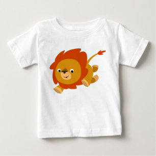 Fast Cute Cartoon Lion Baby T-Shirt