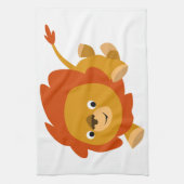 Fast Cute Cartoon Lion Kitchen Towel Theedoek (Verticaal)