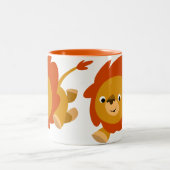 Fast Cute Cartoon Lion Mok (Center)