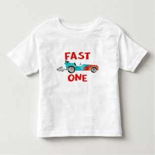 FAST ÉÉN racewagen draaien 1 Kinder Shirts
