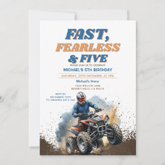 Fast Fearless & FIVE Racing 5e ATV-verjaardagsfees Kaart