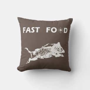Fast food boar hunting kussen