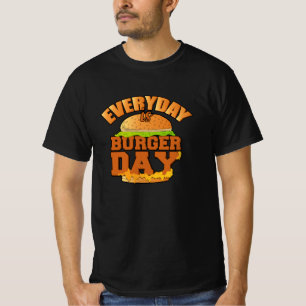 Fast Food Burger Cheese Grappig Eet Foodie cadeau T-shirt
