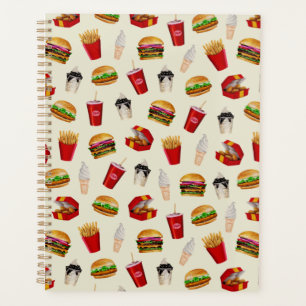 Fast Food Burgers, Fries, Sundaes
