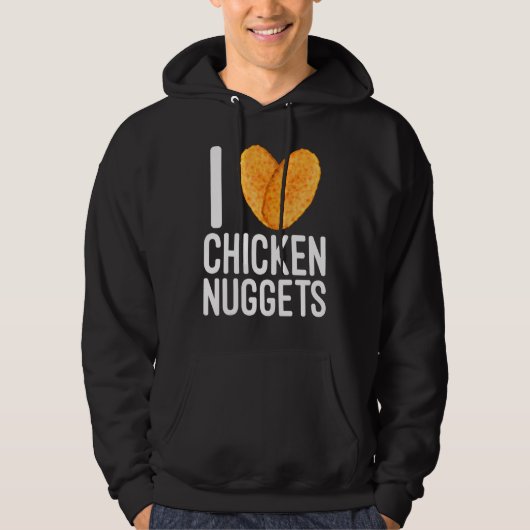 Fast Food Chicken Nugget Hoodie (Voorkant)