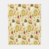 Fast Food Fleece Blanket (Voorkant)