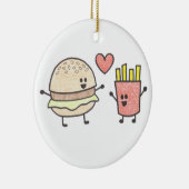 Fast Food Friends Ornament (Rechts)