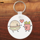 Fast Food Friends Sleutelhanger (Voorkant)