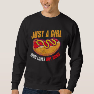 Fast Food Hot Dog Girls Women Franks Sausage Hotd Trui